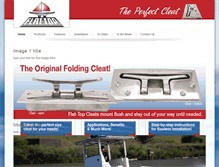 Tablet Screenshot of boat-cleats.com